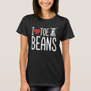 I Liebe Tobohnen Orientalische Kurzhaarkatze T-Shirt