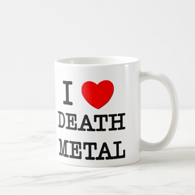 I Liebe-Todesmetall Kaffeetasse (Rechts)