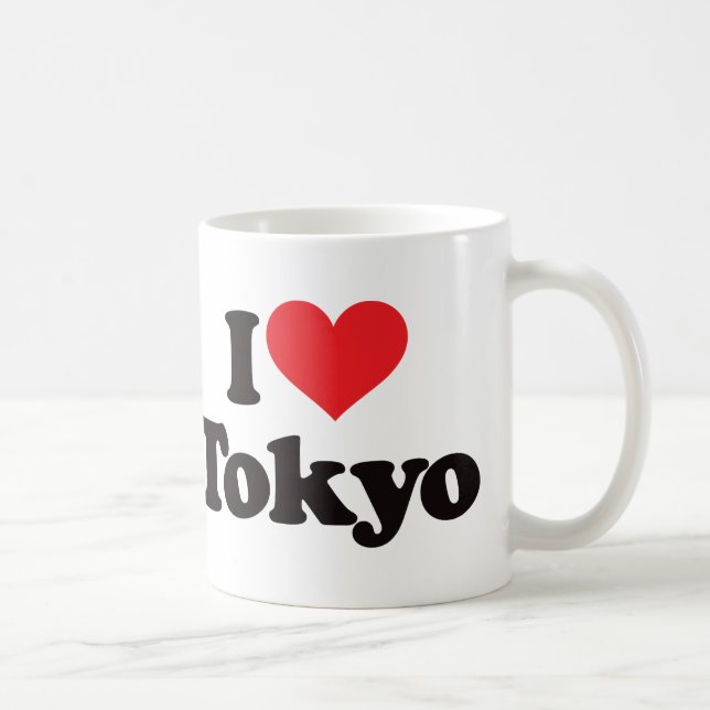 I Liebe Tokyo Kaffeetasse (Rechts)