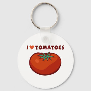 I Liebe-Tomaten Schlüsselanhänger
