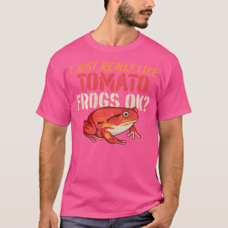I Liebe Tomato Frogs Funny Tomato Frosch Lover T-Shirt