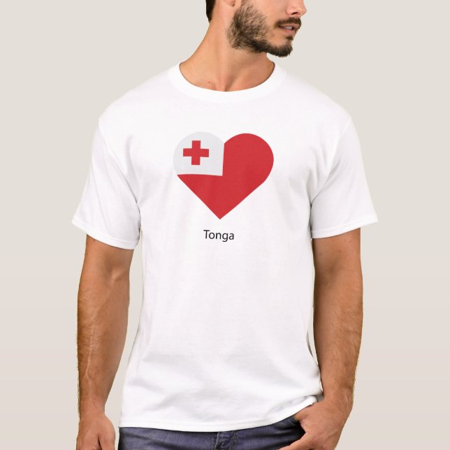 I Liebe Tonga T-Shirt (Vorderseite)