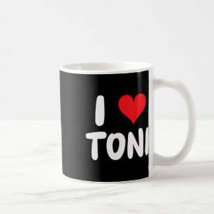 I Liebe Toni - Herz - Name Kaffeetasse