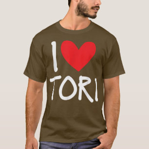 I Liebe Tori Name Personalisiert Girl BESTE FREUND T-Shirt