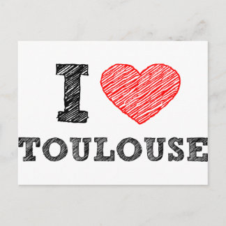 I Liebe Toulouse Postkarte