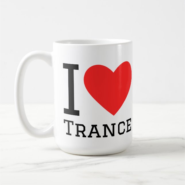 I LIEBE TRANCE KAFFEETASSE (Links)