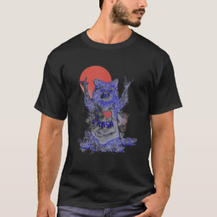 I Liebe Trash Raccoon Japanischer Raccoon Lover T  T-Shirt