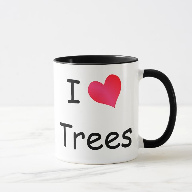 I Liebe Trees Tasse (Rechts)