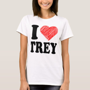 I Liebe Trey Herz-Kunstt-stück T-Shirt