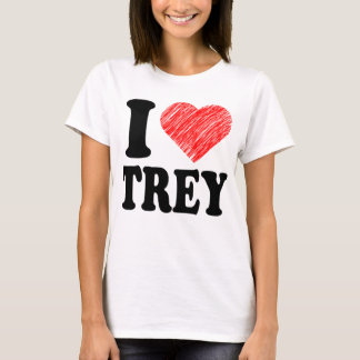 I Liebe Trey Herz-Kunstt-stück T-Shirt