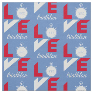 I Liebe Triathlon Stoff