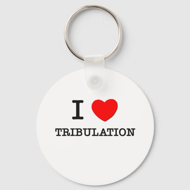 I Liebe Tribulation Schlüsselanhänger (Vorderseite)