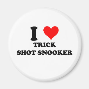 I Liebe-Trick-SchussSnooker Magnet