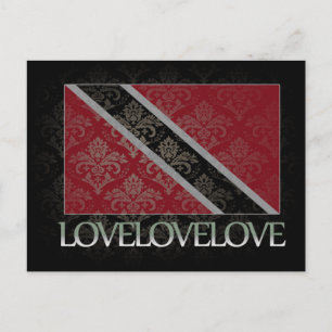 I Liebe Trinidad und Tobago Cool Postkarte
