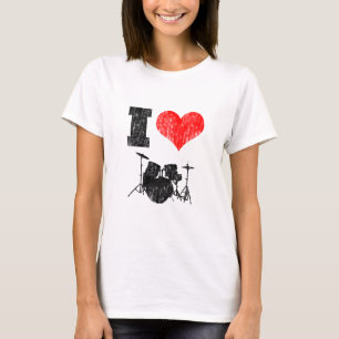 I Liebe-Trommeln T-Shirt