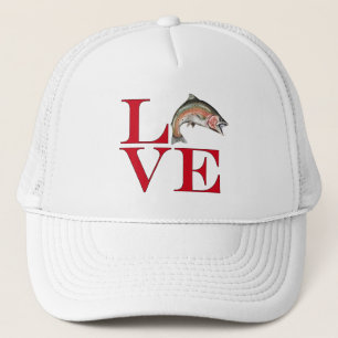 I Liebe Trout Truckerkappe