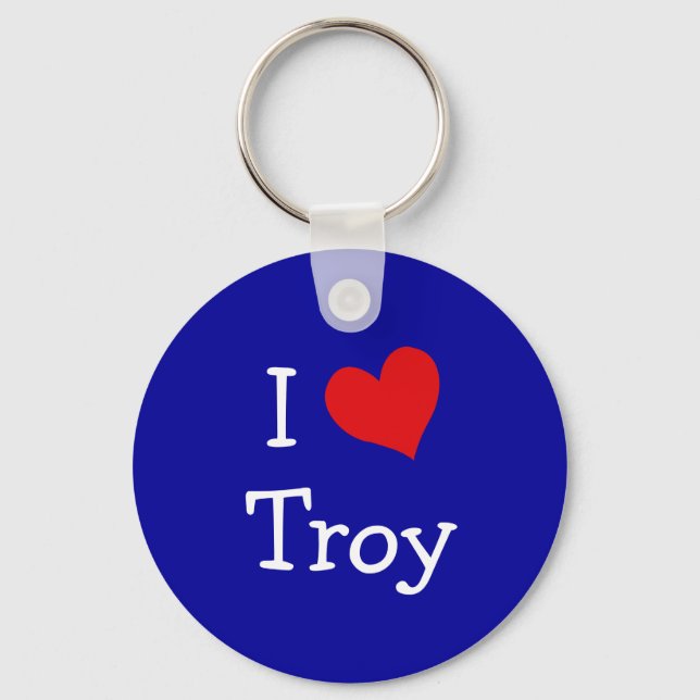 I Liebe Troy Schlüsselanhänger (Vorderseite)