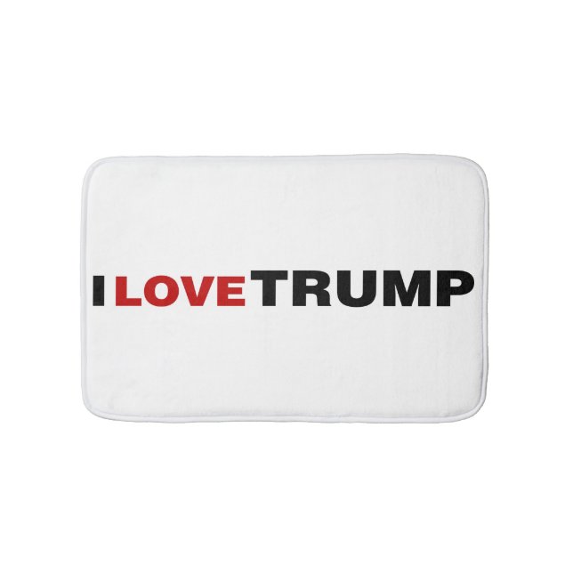 I Liebe Trump Badematte (Vorderseite)