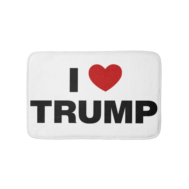 I Liebe Trump Badematte (Vorderseite)