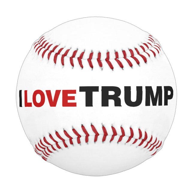 I Liebe Trump Baseball (Rückseite)