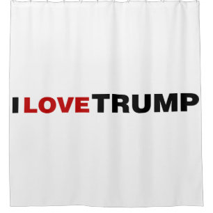 I Liebe Trump Duschvorhang