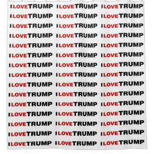 I Liebe Trump Duschvorhang