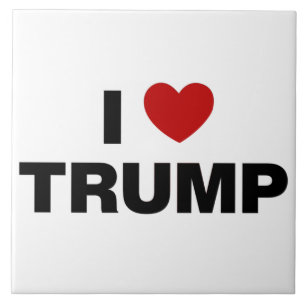 I Liebe Trump Fliese
