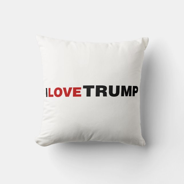 I Liebe Trump Kissen (Vorderseite)