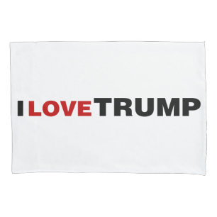 I Liebe Trump Kissenbezug