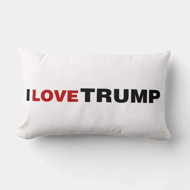 I Liebe Trump Lendenkissen (Vorderseite)
