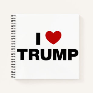 I Liebe Trump Notizbuch