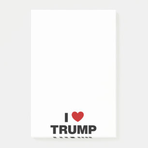 I Liebe Trump Post-it Klebezettel