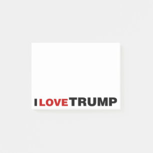 I Liebe Trump Post-it Klebezettel