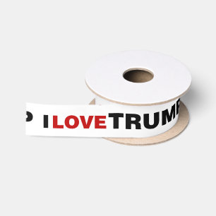 I Liebe Trump Satinband