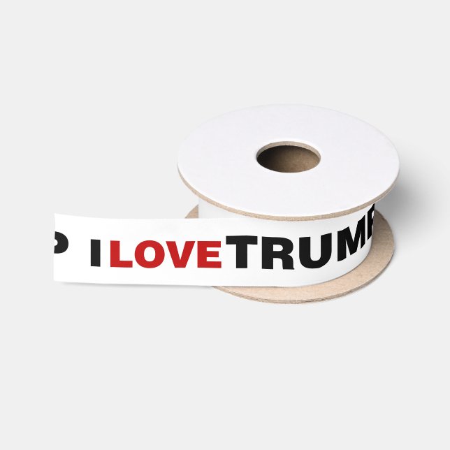 I Liebe Trump Satinband (Spule)