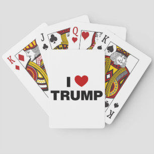 I Liebe Trump Spielkarten