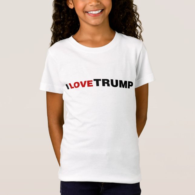I Liebe Trump T-Shirt (Vorderseite)