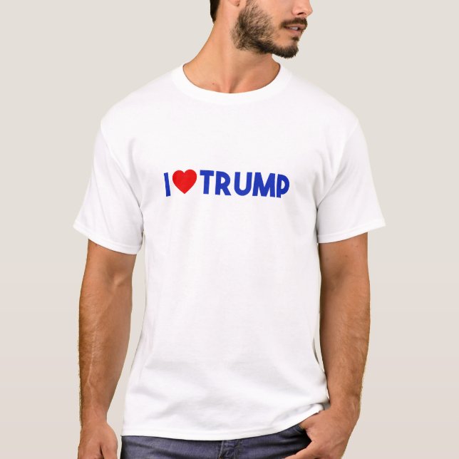 I Liebe Trump T-Shirt (Vorderseite)
