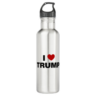 I Liebe Trump Wasserflasche aus Edelstahl Edelstahlflasche