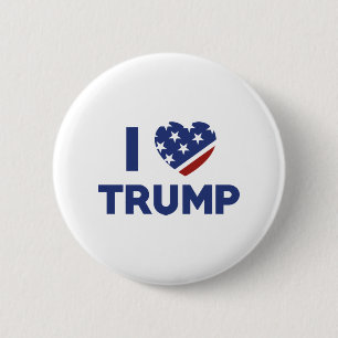 I Liebe-Trumpf Button