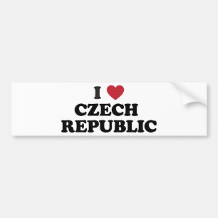 I Liebe-Tschechische Republik Autoaufkleber