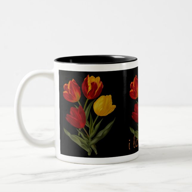 i Liebe Tulpe Tasse (Links)