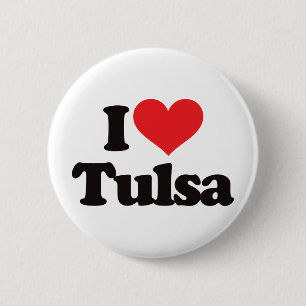 I Liebe Tulsa Button