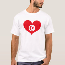 I Liebe Tunesien - Flagge T-Shirt