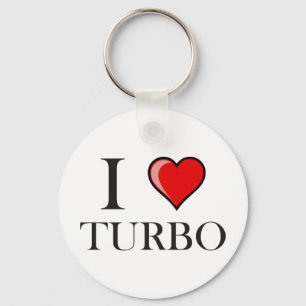 I Liebe Turbo Schlüsselanhänger