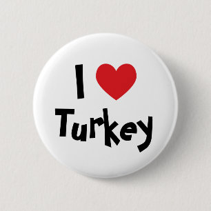 I Liebe Türkei Button
