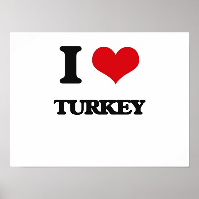 I Liebe Türkei Poster (Vorne)
