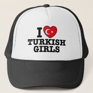 I Liebe Türkische Mädchen Truckerkappe