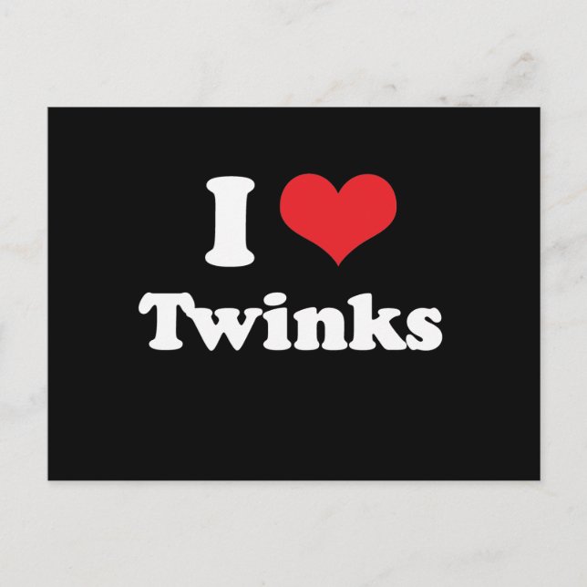 I LIEBE TWINKS - .pnng Postkarte (Vorderseite)