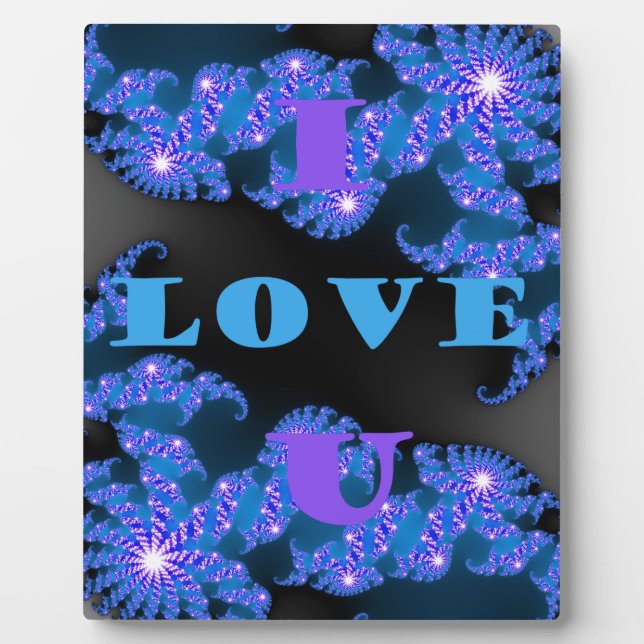 I Liebe U.png Fotoplatte (Vorderseite)